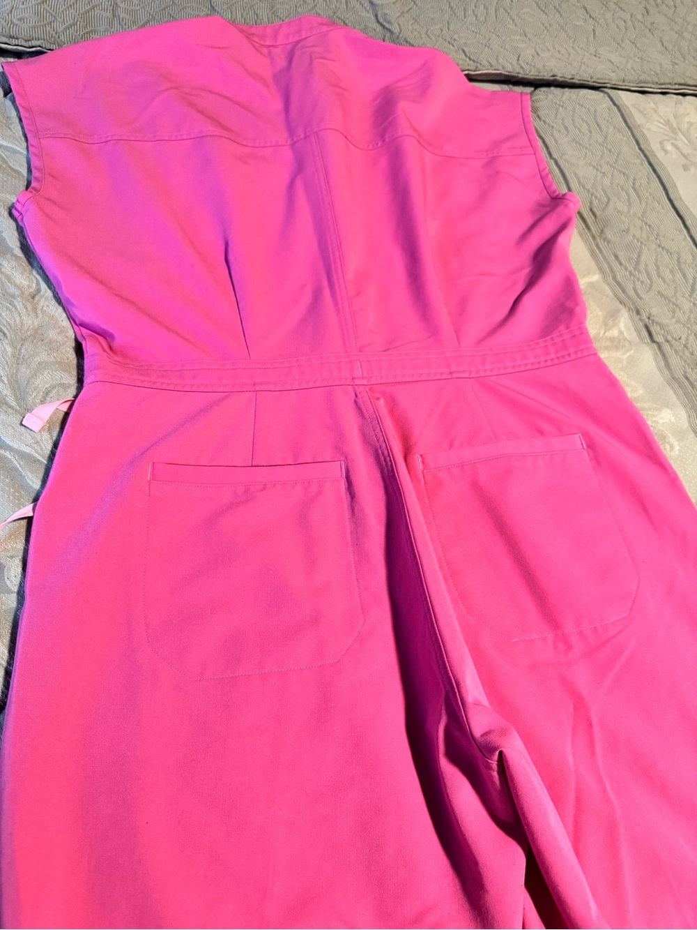 Figs Women's Jumpsuit Romper in Pink - Picture 4 of 4